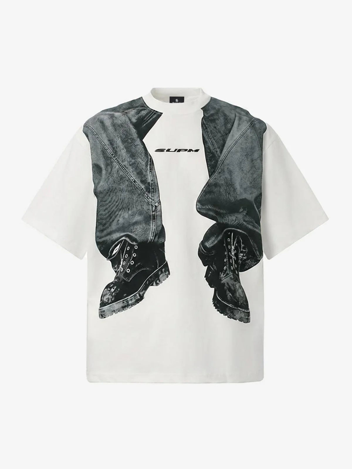 3D Trompe L’Oeil Graphic Short Sleeve T-Shirt - Image 6