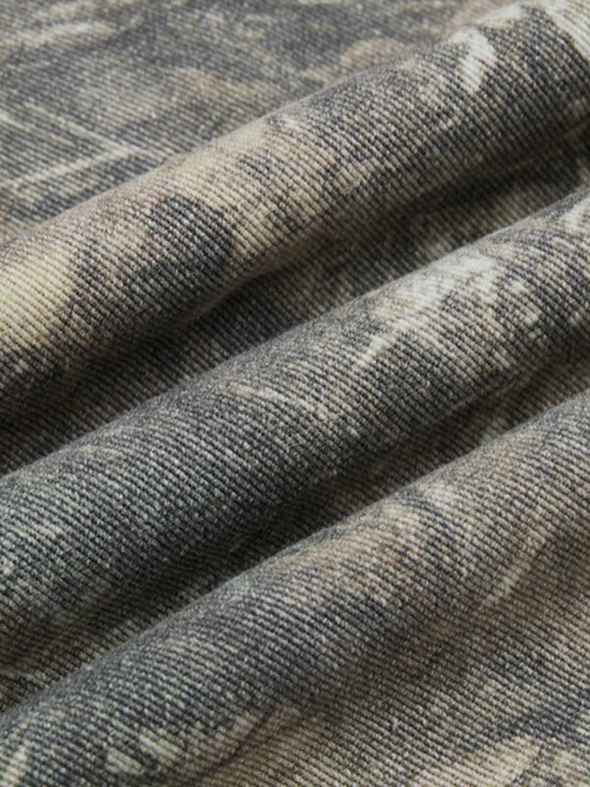 Abstract Camouflage Washed Barrel Jeans - Image 9