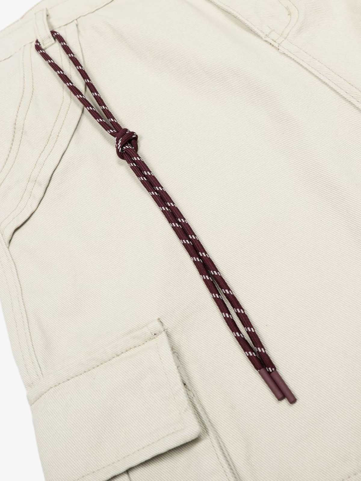 Adjustable Drawstring Cargo Jort - Image 5
