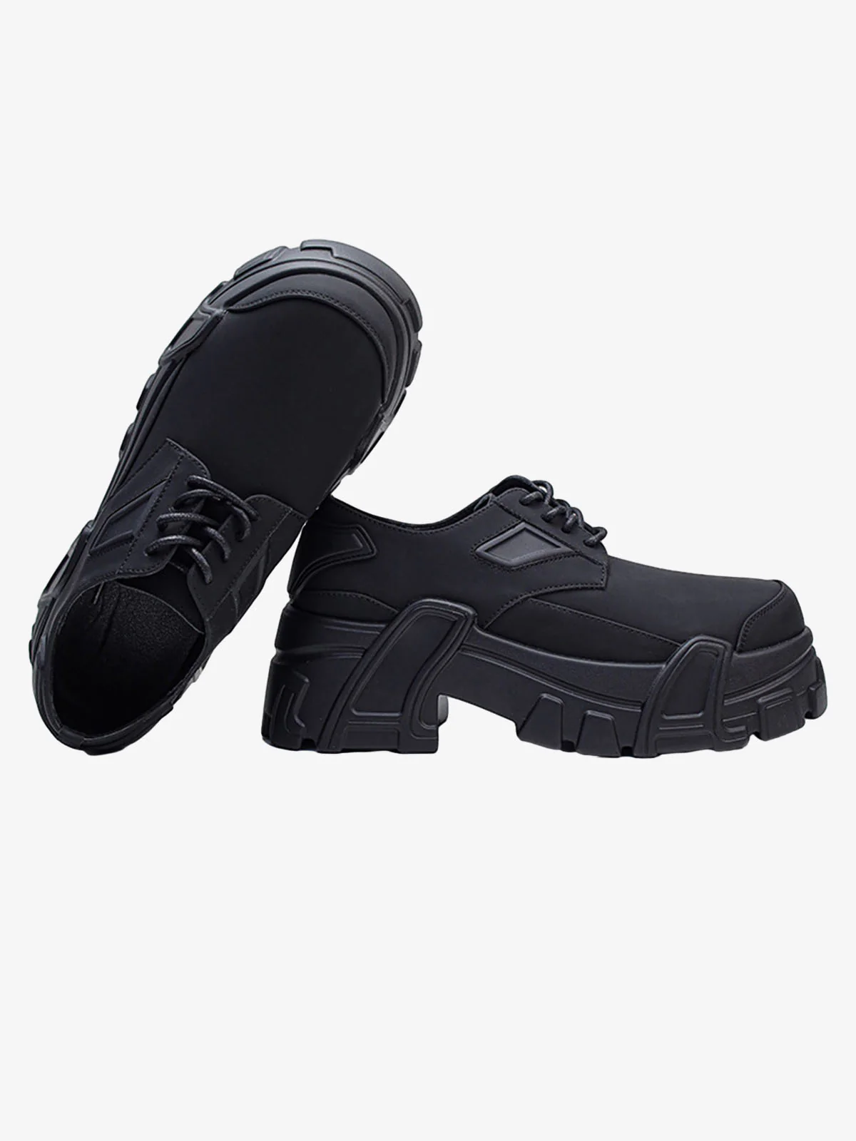 All-Black Platform Shoes - Image 2
