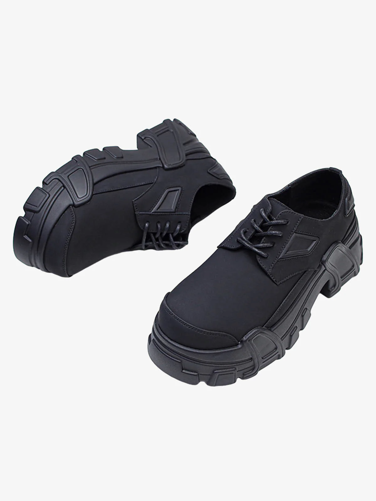 All-Black Platform Shoes - Image 3