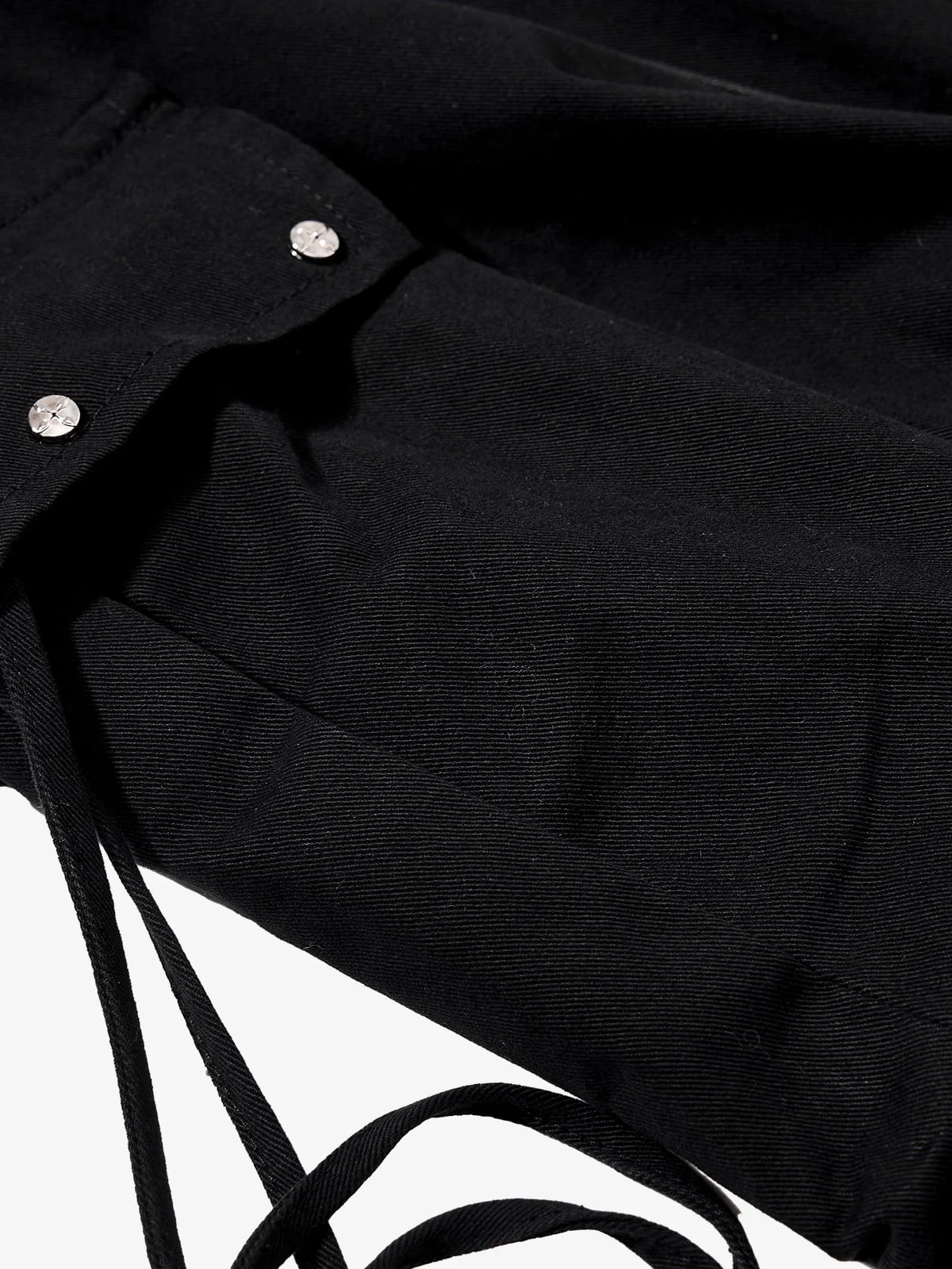 Bandana Waist Strap Multi-Pocket Cotton Cargo Pants - Image 8