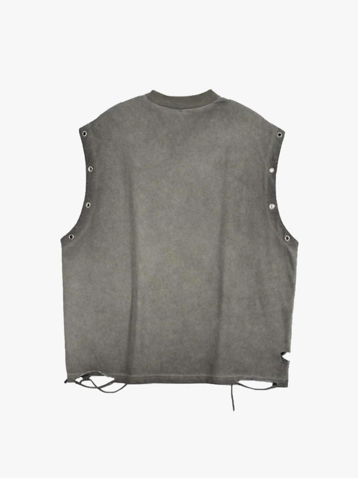Barbed Wire Chain Graphic Sleeveless Vest - Image 5