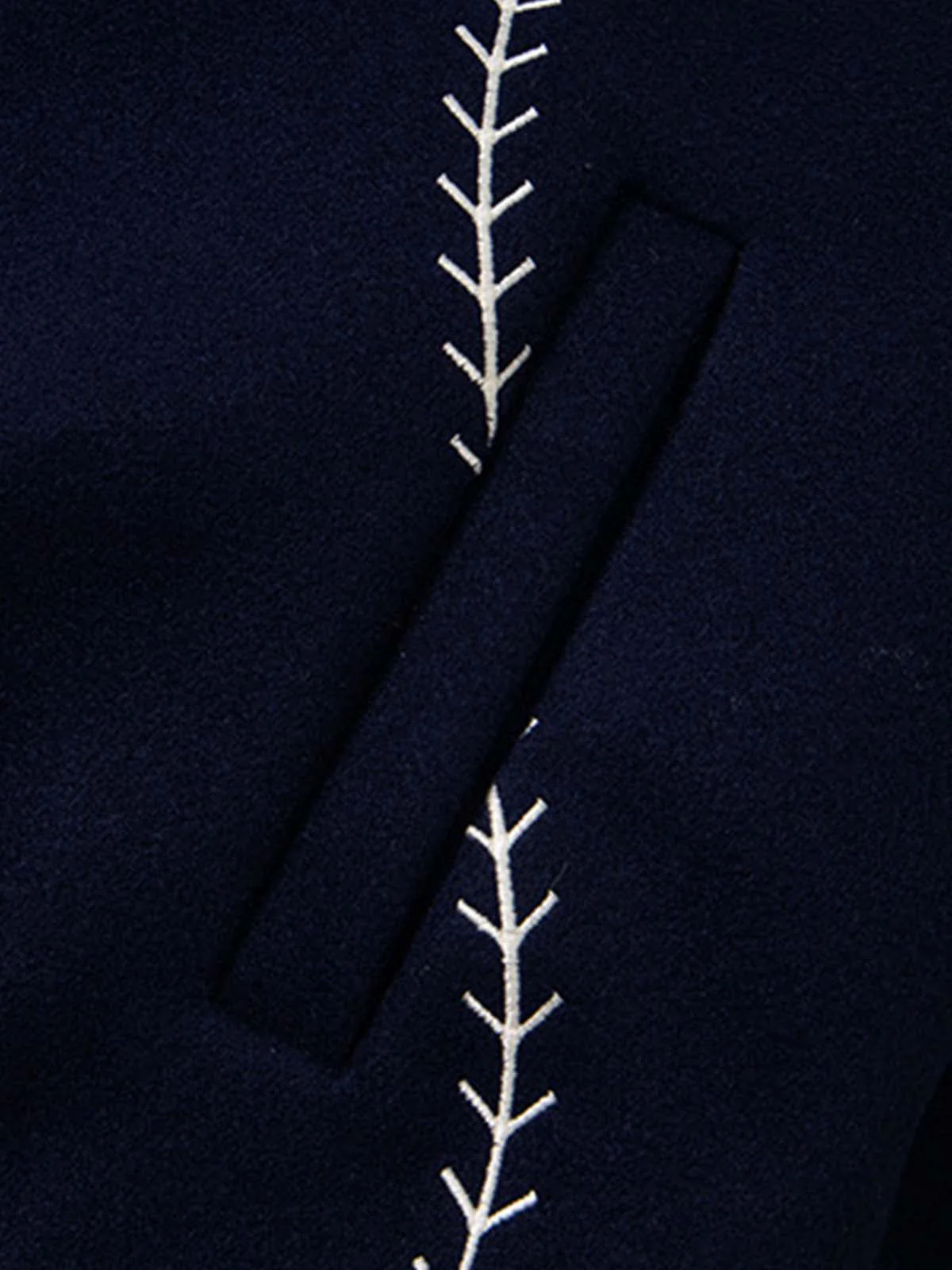 Baseball Stitch Embroidered Varsity Jacket - Image 10