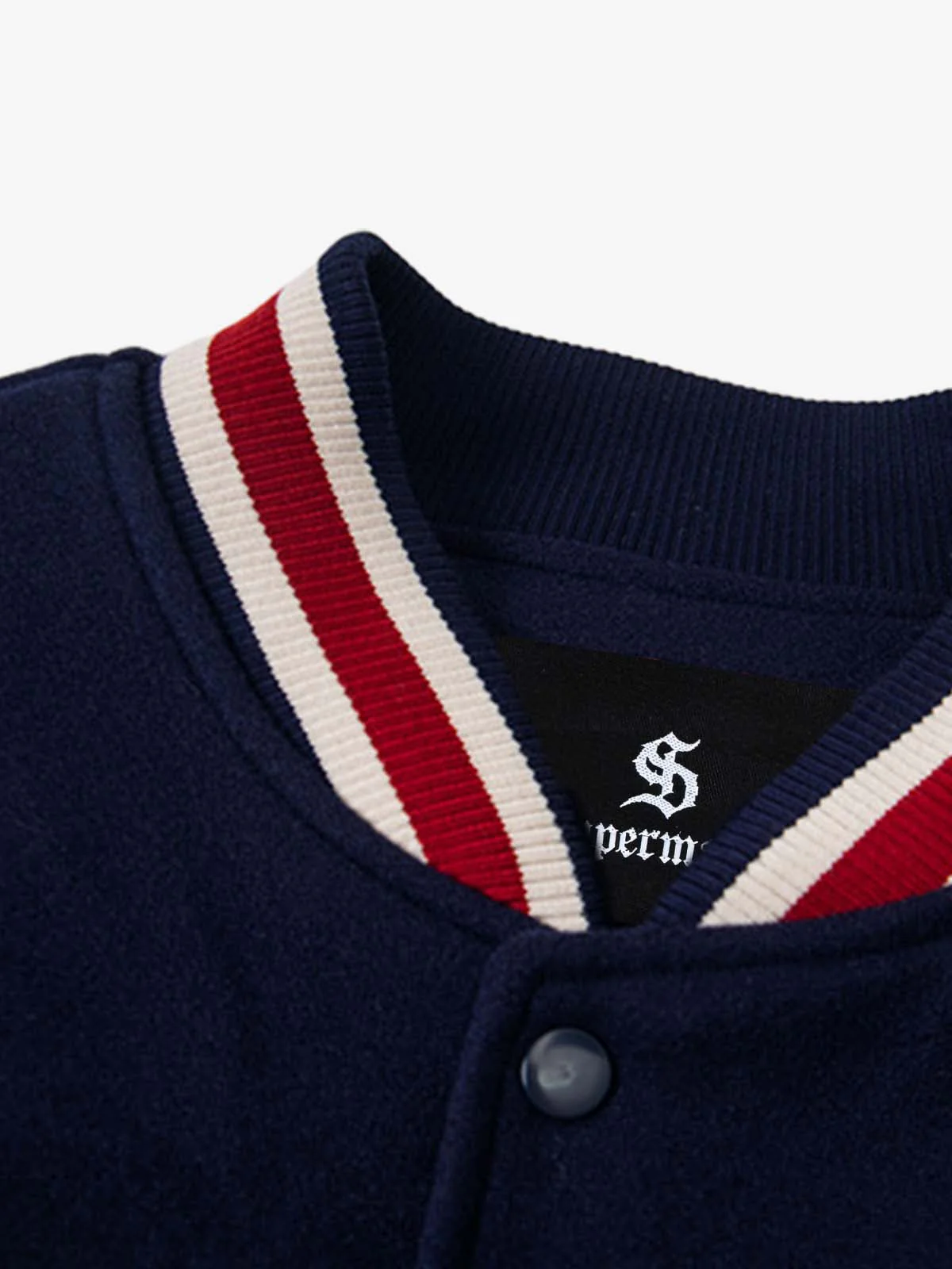 Baseball Stitch Embroidered Varsity Jacket - Image 11
