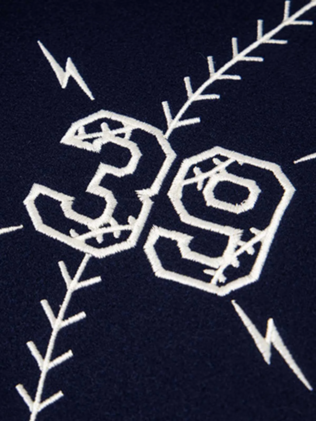 Baseball Stitch Embroidered Varsity Jacket - Image 12
