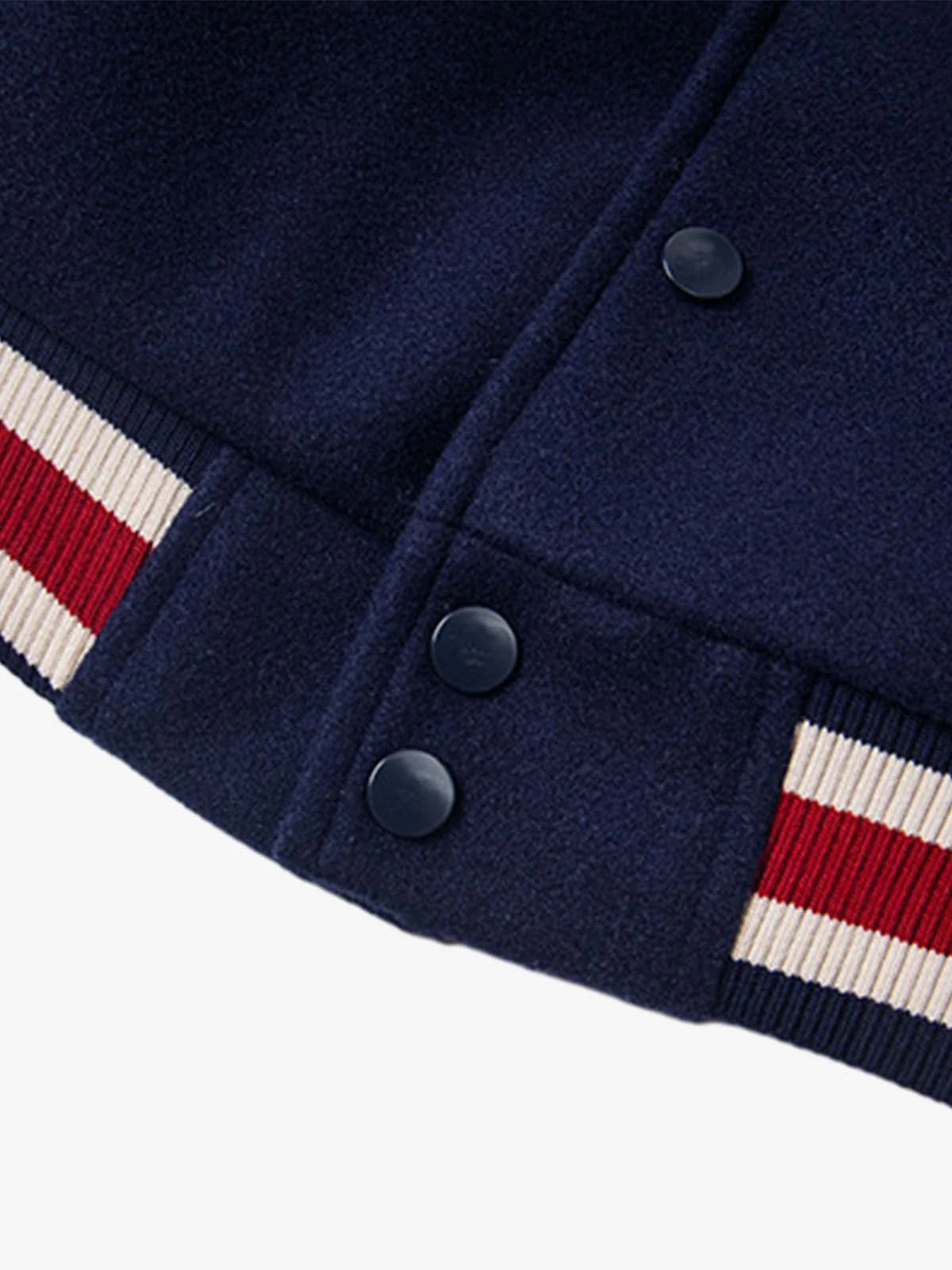 Baseball Stitch Embroidered Varsity Jacket - Image 13