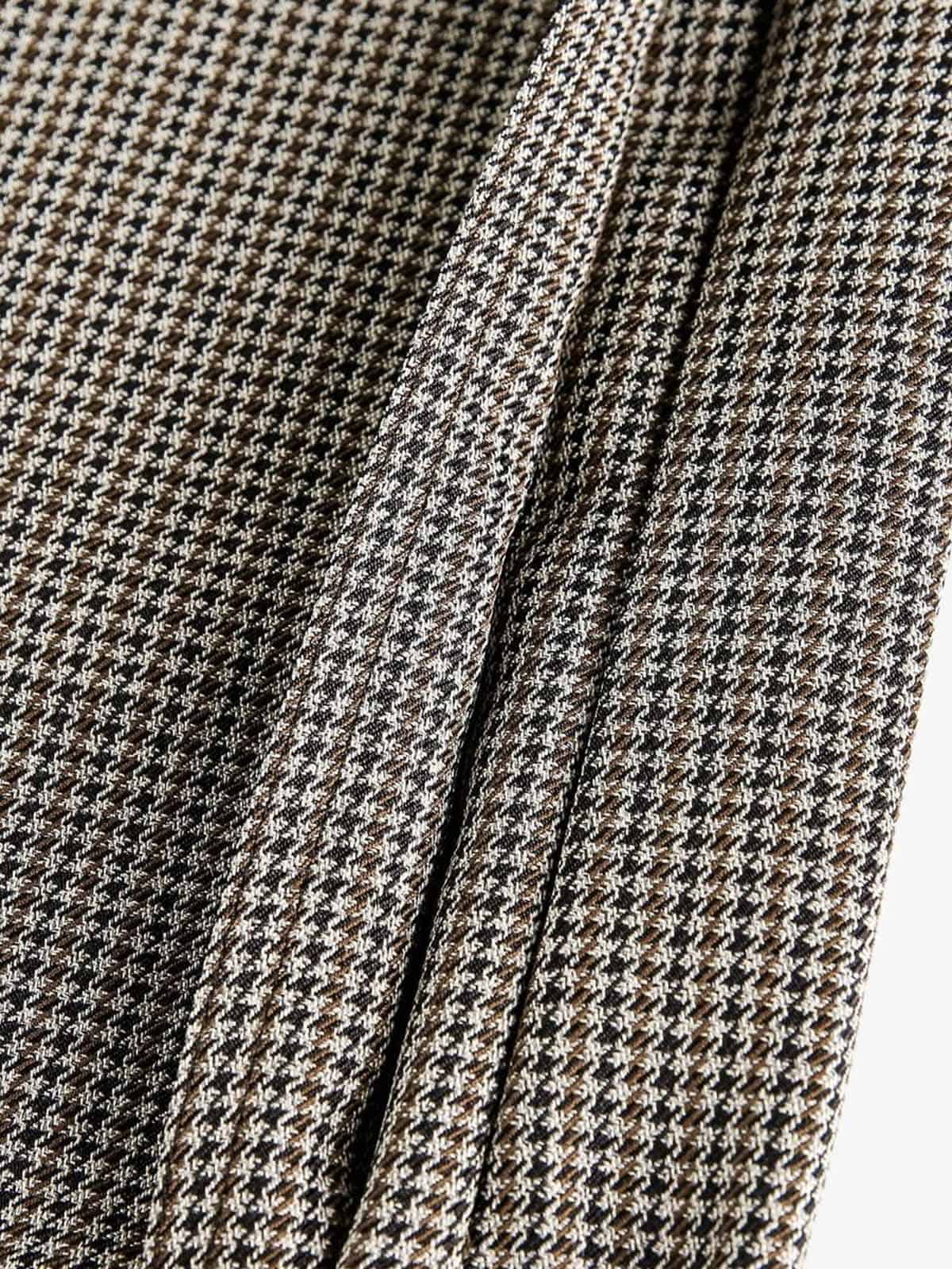 Belted Houndstooth Blazer Pants - Image 10