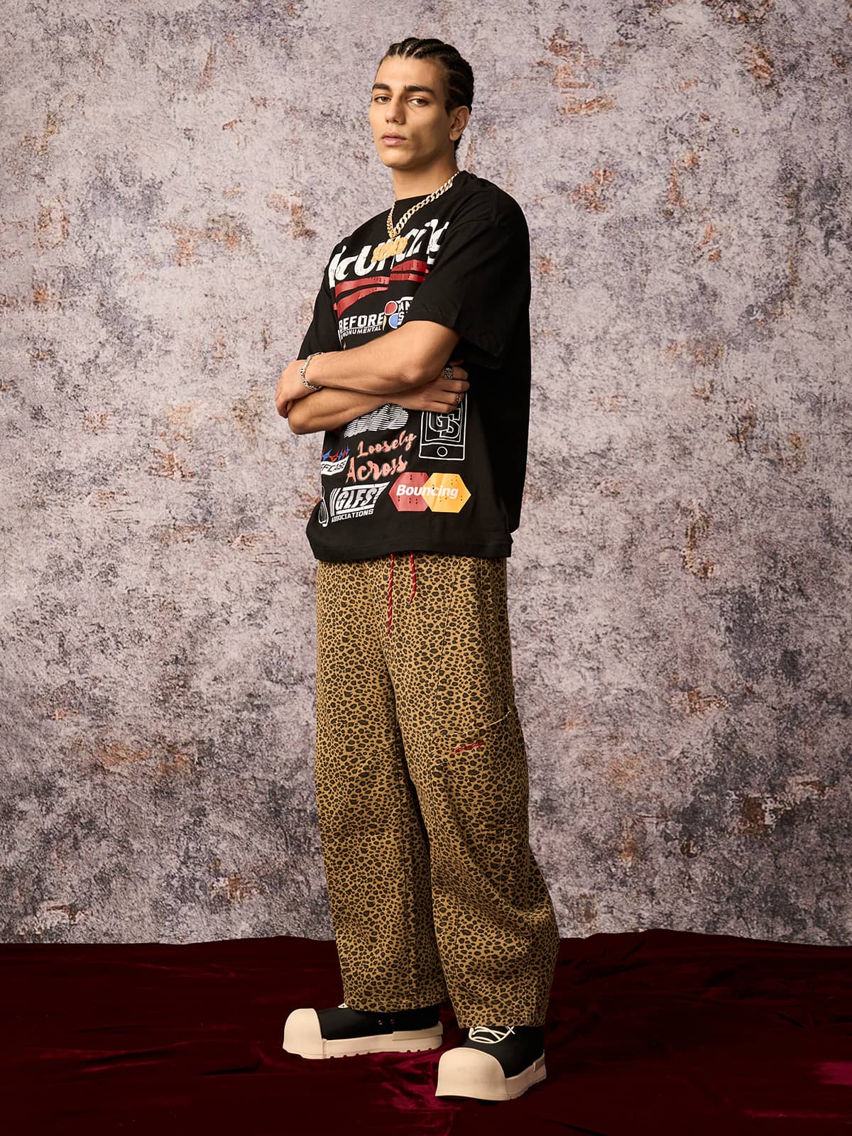 Street Graphic Print T-Shirt - 2415 - Image 8