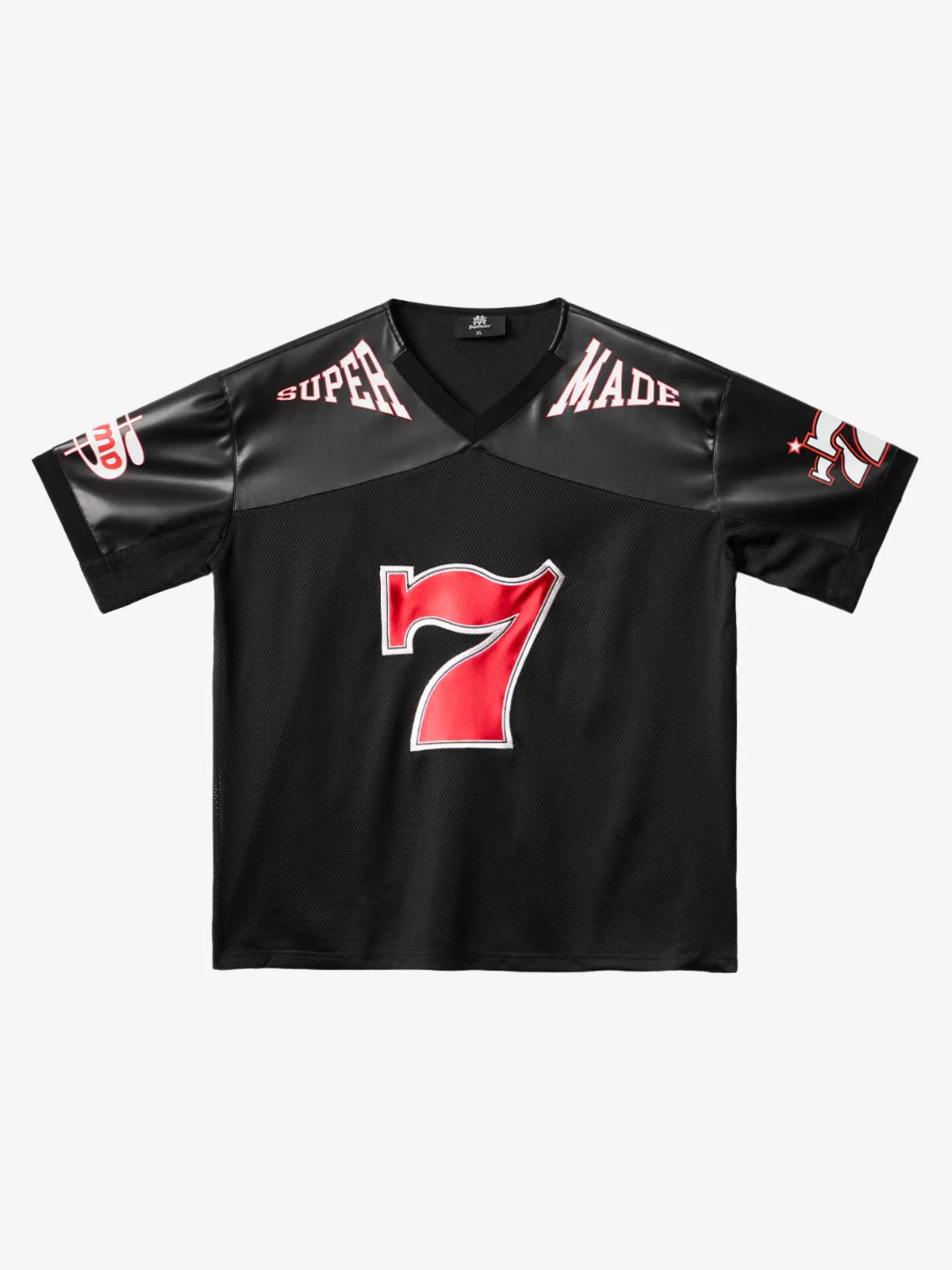 Original "SUPER 7" V-Neck Jersey T-SHIRT - Image 8