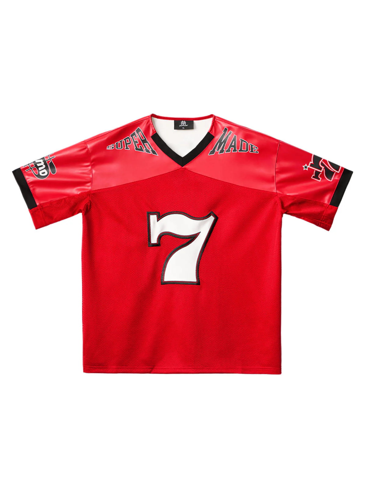 Original "SUPER 7" V-Neck Jersey T-SHIRT - 2424 - Image 2