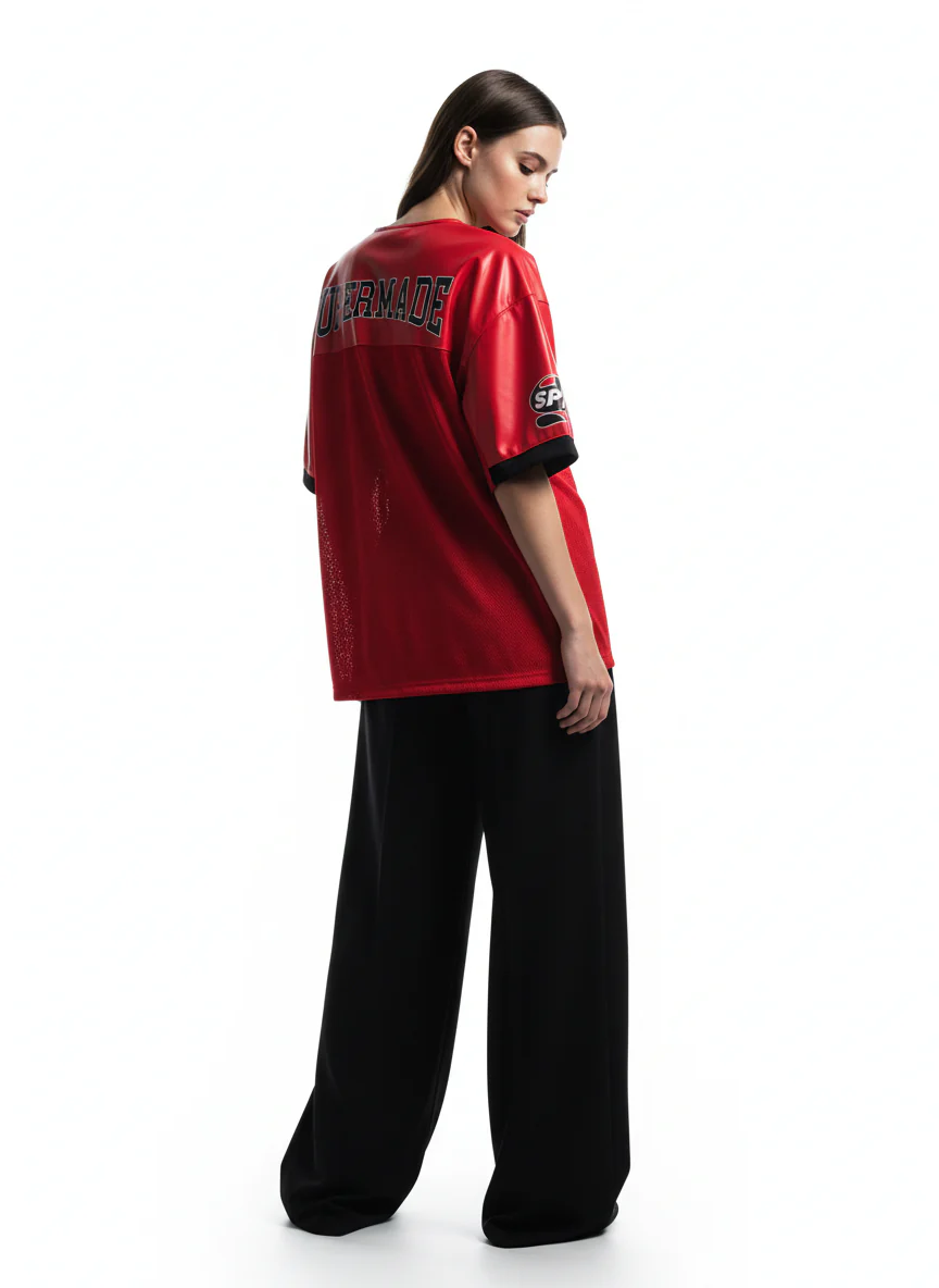 Original "SUPER 7" V-Neck Jersey T-SHIRT - 2424 - Image 4