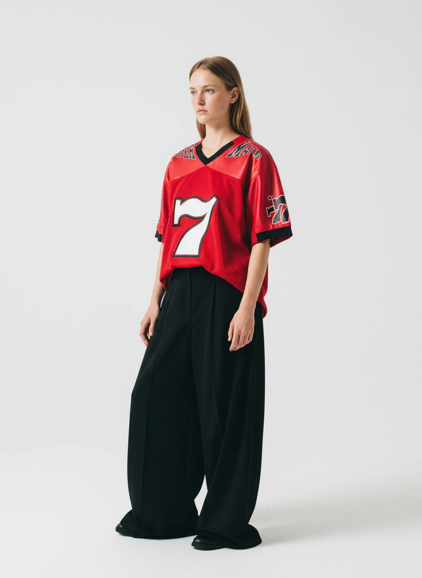 Original "SUPER 7" V-Neck Jersey T-SHIRT - 2424 - Image 5
