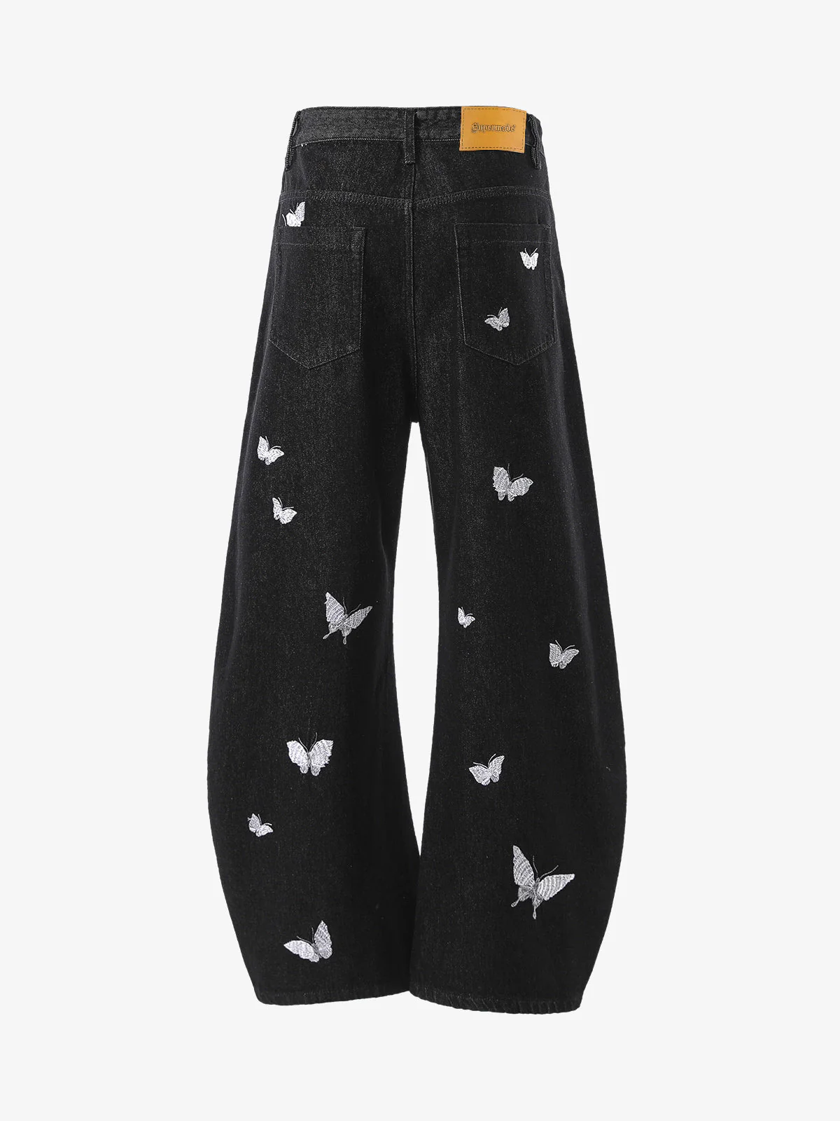 Butterfly Embroidered Scimitar Jeans - Image 2