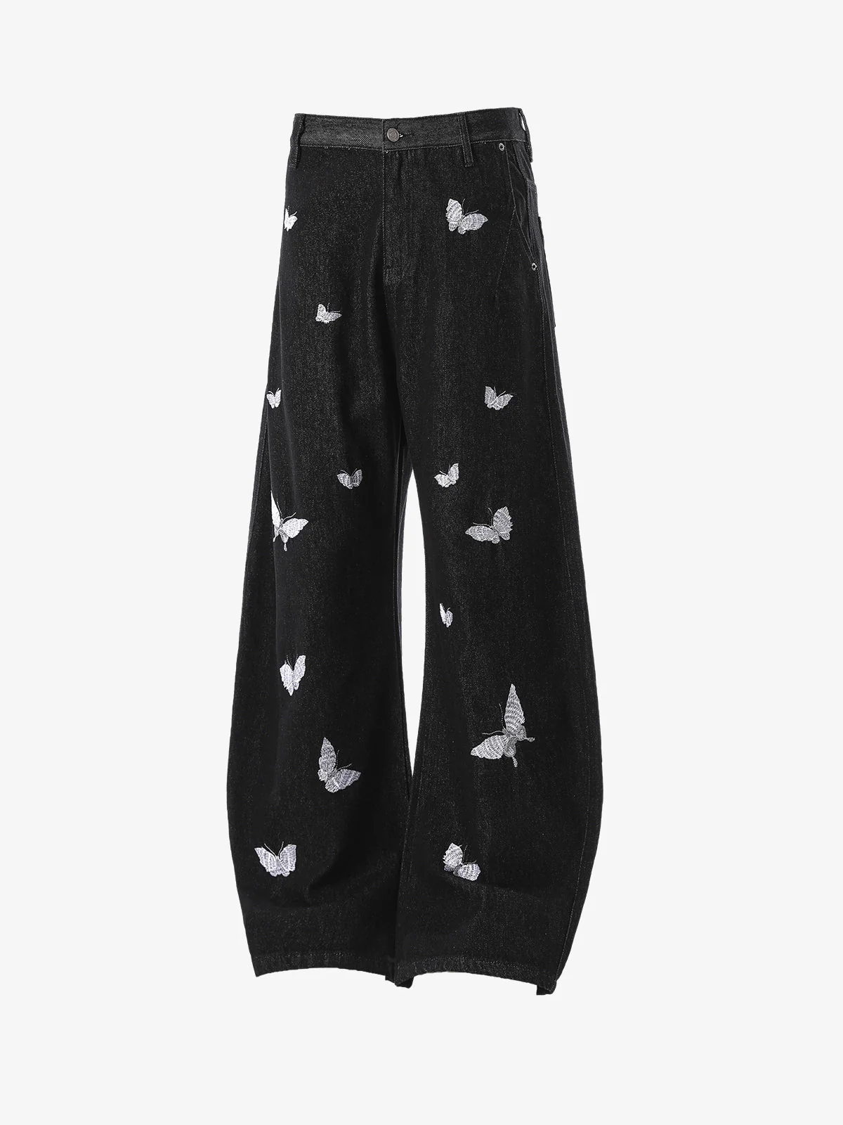 Butterfly Embroidered Scimitar Jeans - Image 3