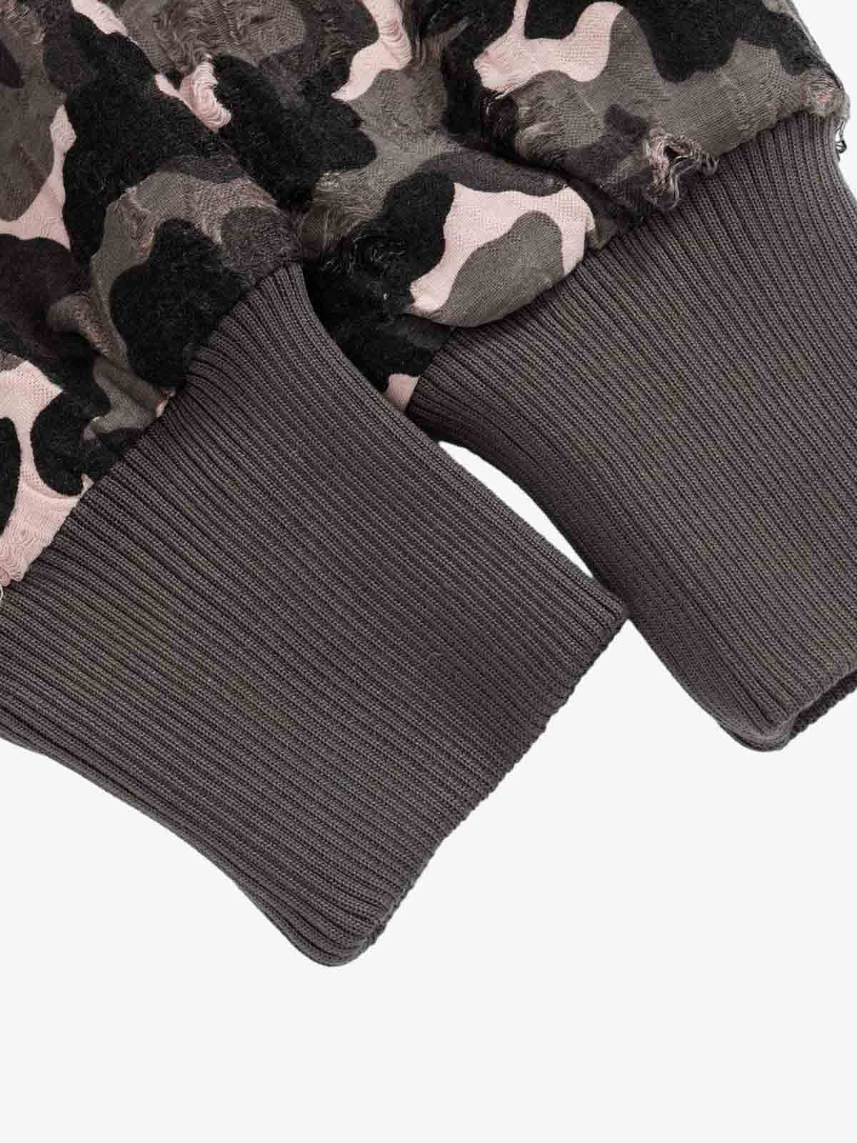 Camo Sherpa-Lined Detachable-Collar Fleece Hooded Jacket - Image 15