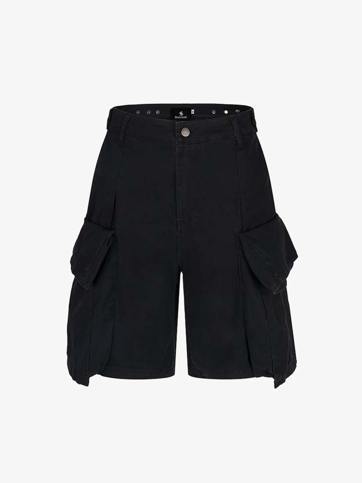 Camouflage Cotton Cargo Multi Pocket Jorts - Image 2