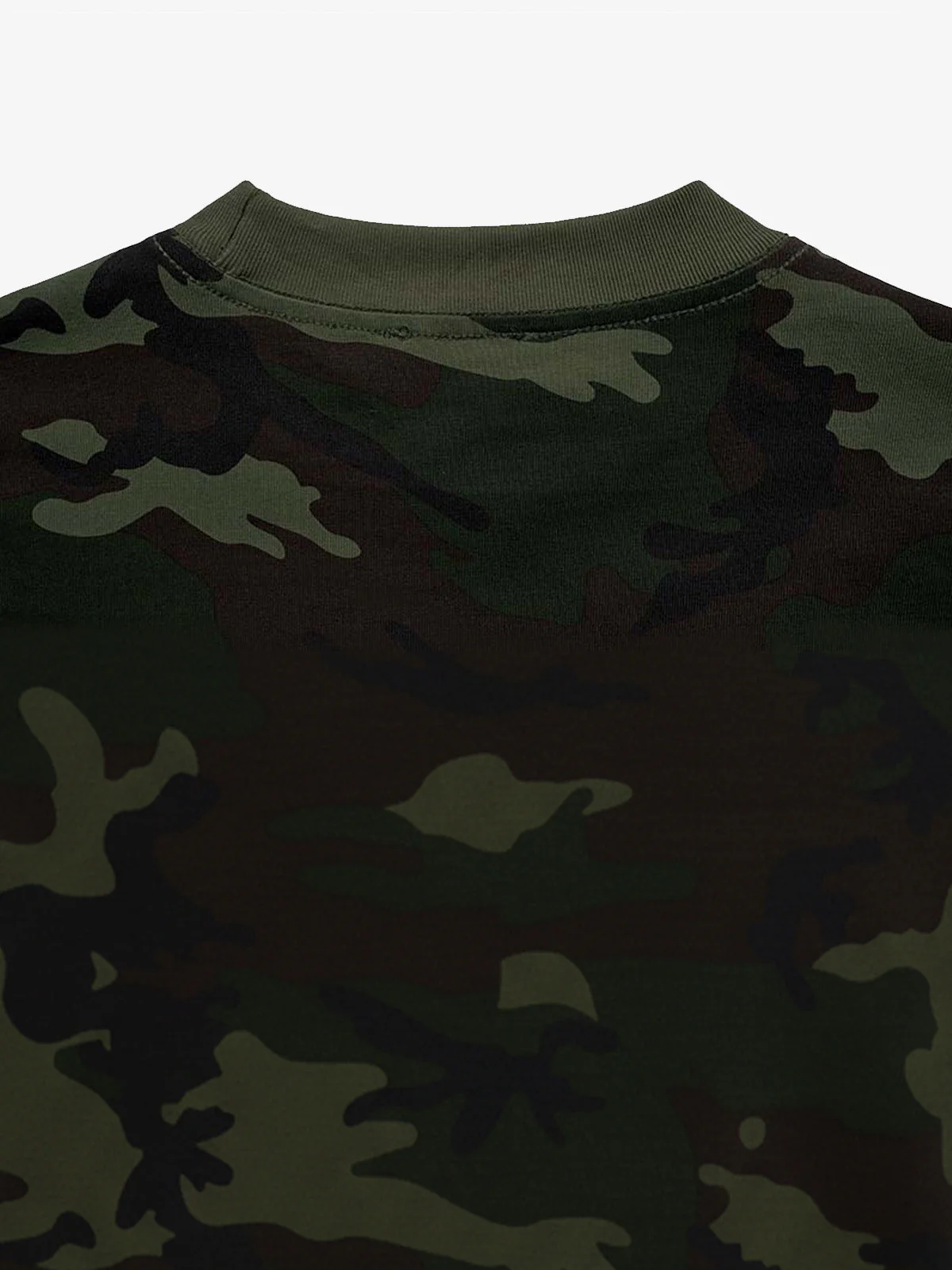 Camouflage Script Logo Graphic T-Shirt - Image 5