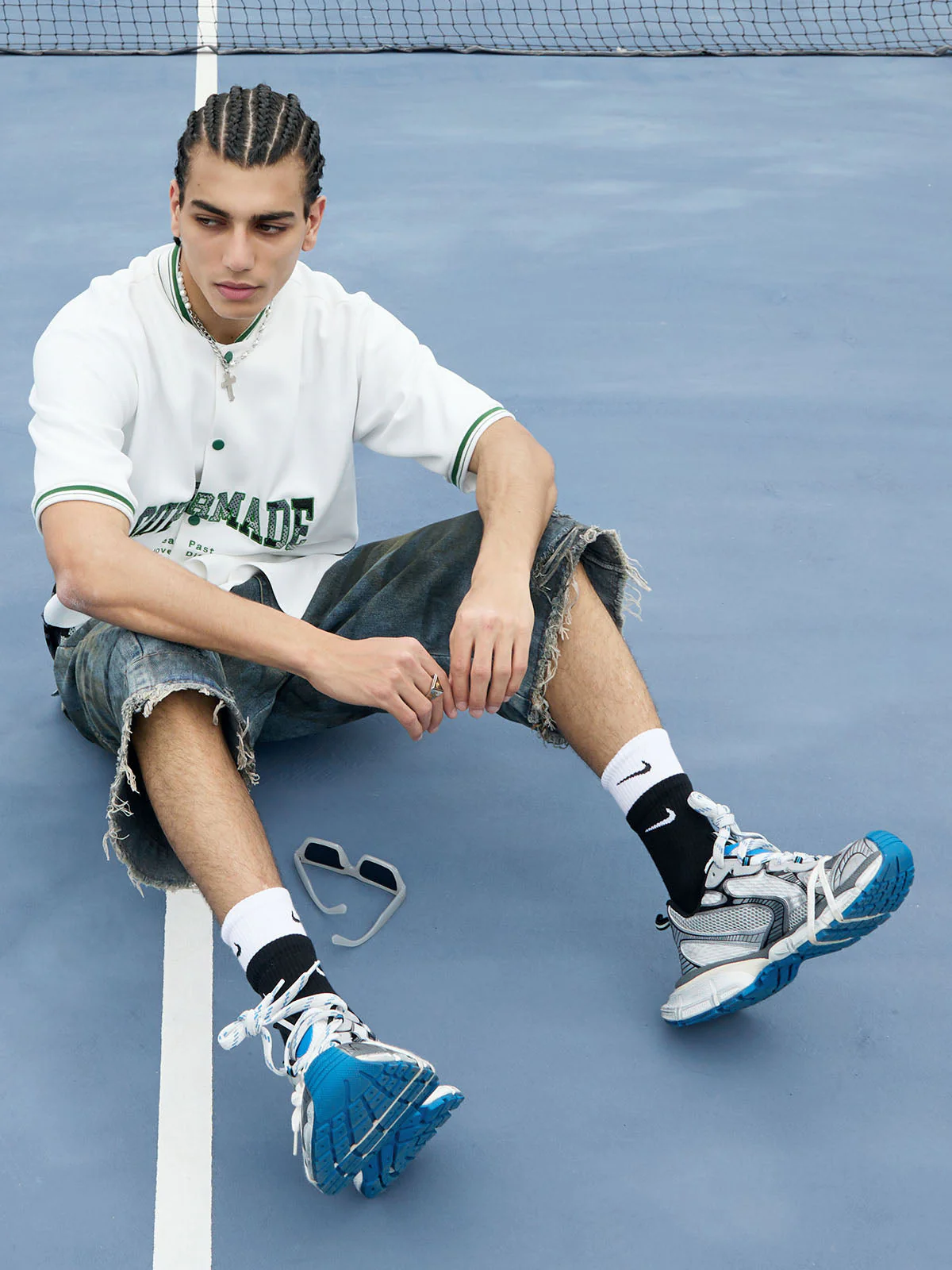 Original Camouflage Spliced Baseball T-Shirt - 2350 - Image 6
