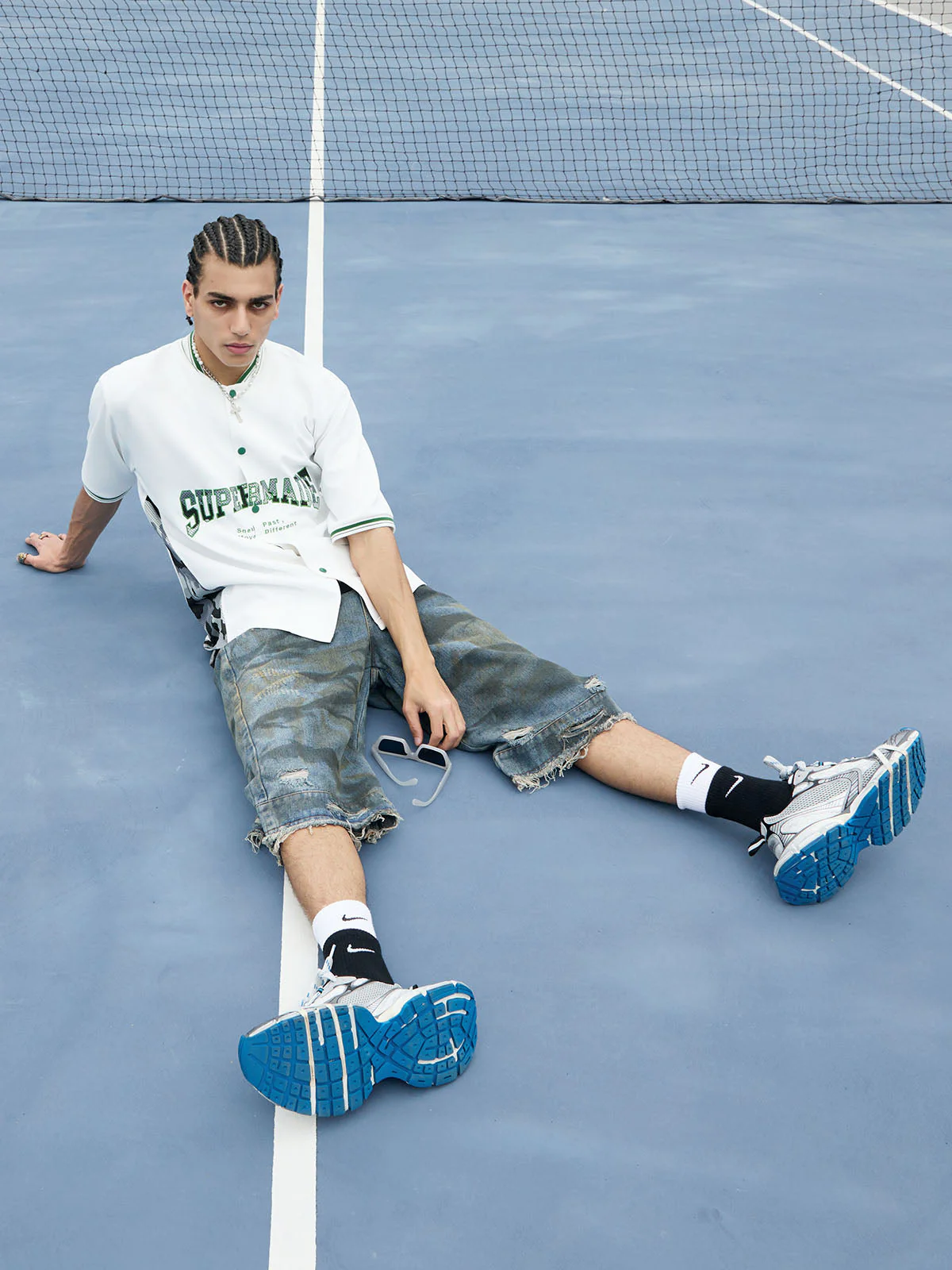 Original Camouflage Spliced Baseball T-Shirt - 2350 - Image 9