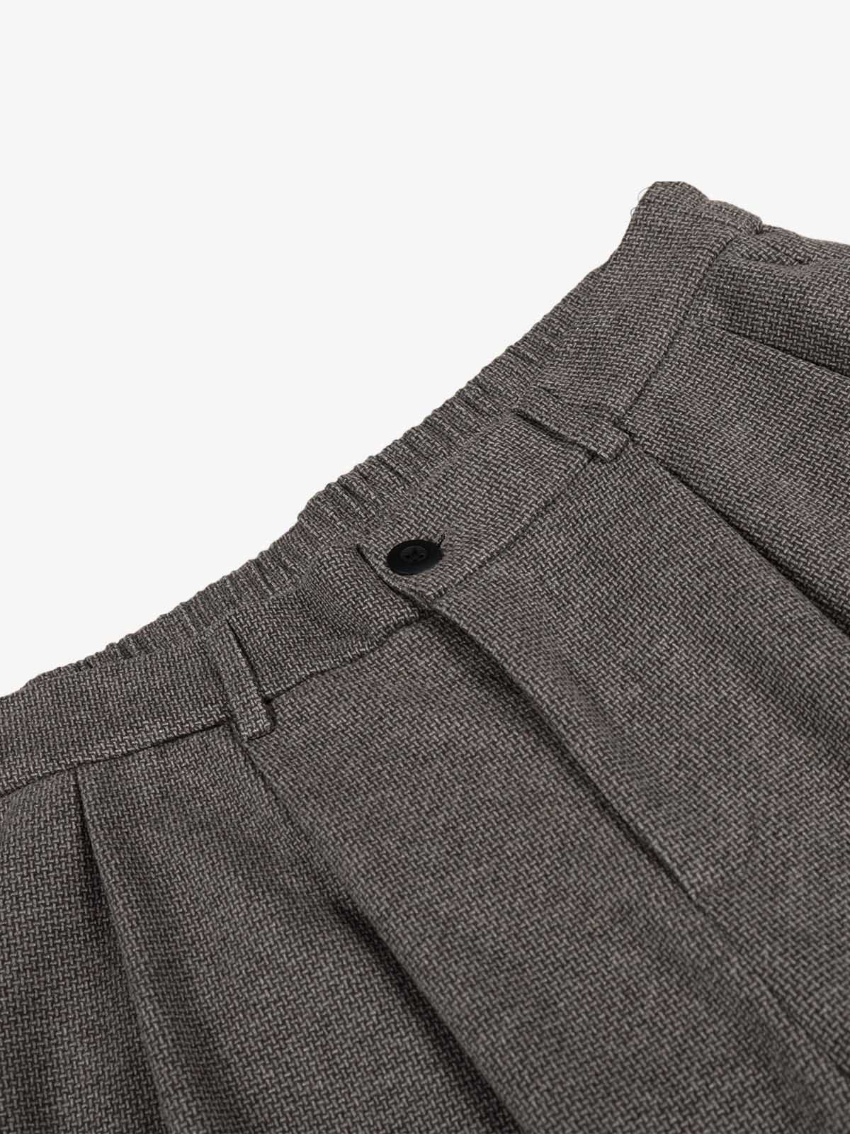 Casual Pleated Drape Stretch Barrel Pants - Image 5