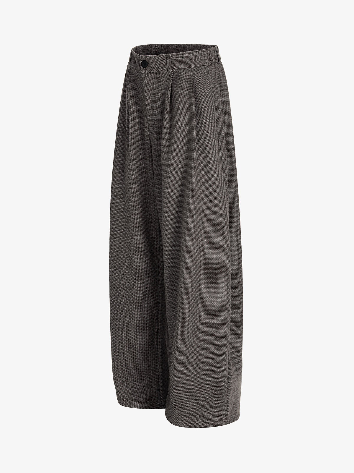 Casual Pleated Drape Stretch Barrel Pants - Image 6