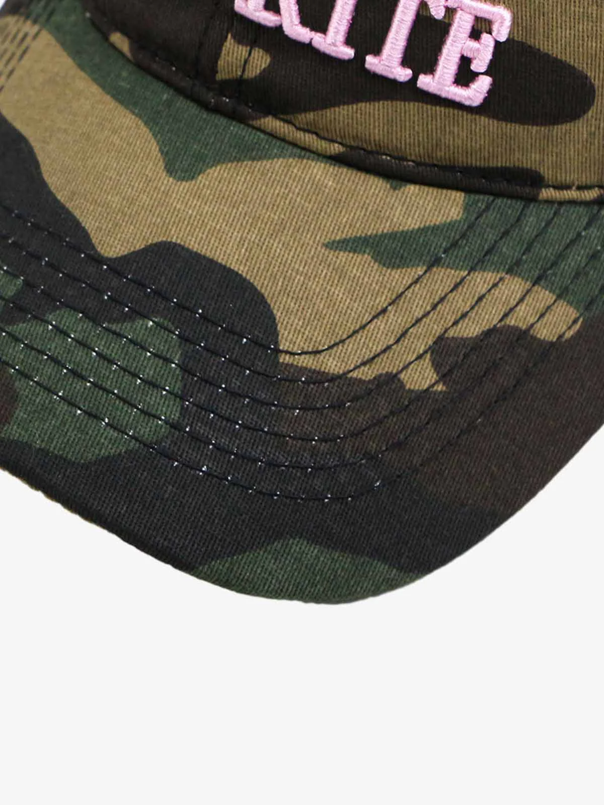 Classic Camo “God’s Favorite” Embroidery Curved Brim Baseball Cap - Image 10