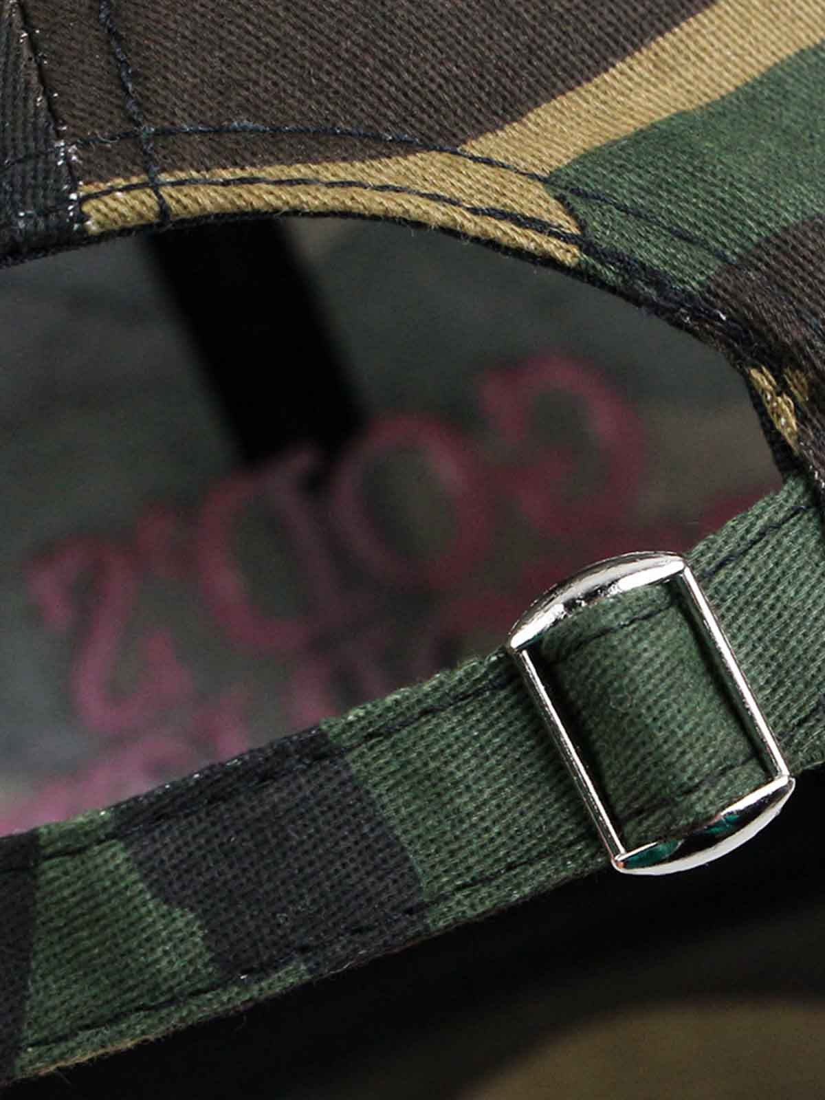 Classic Camo “God’s Favorite” Embroidery Curved Brim Baseball Cap - Image 11