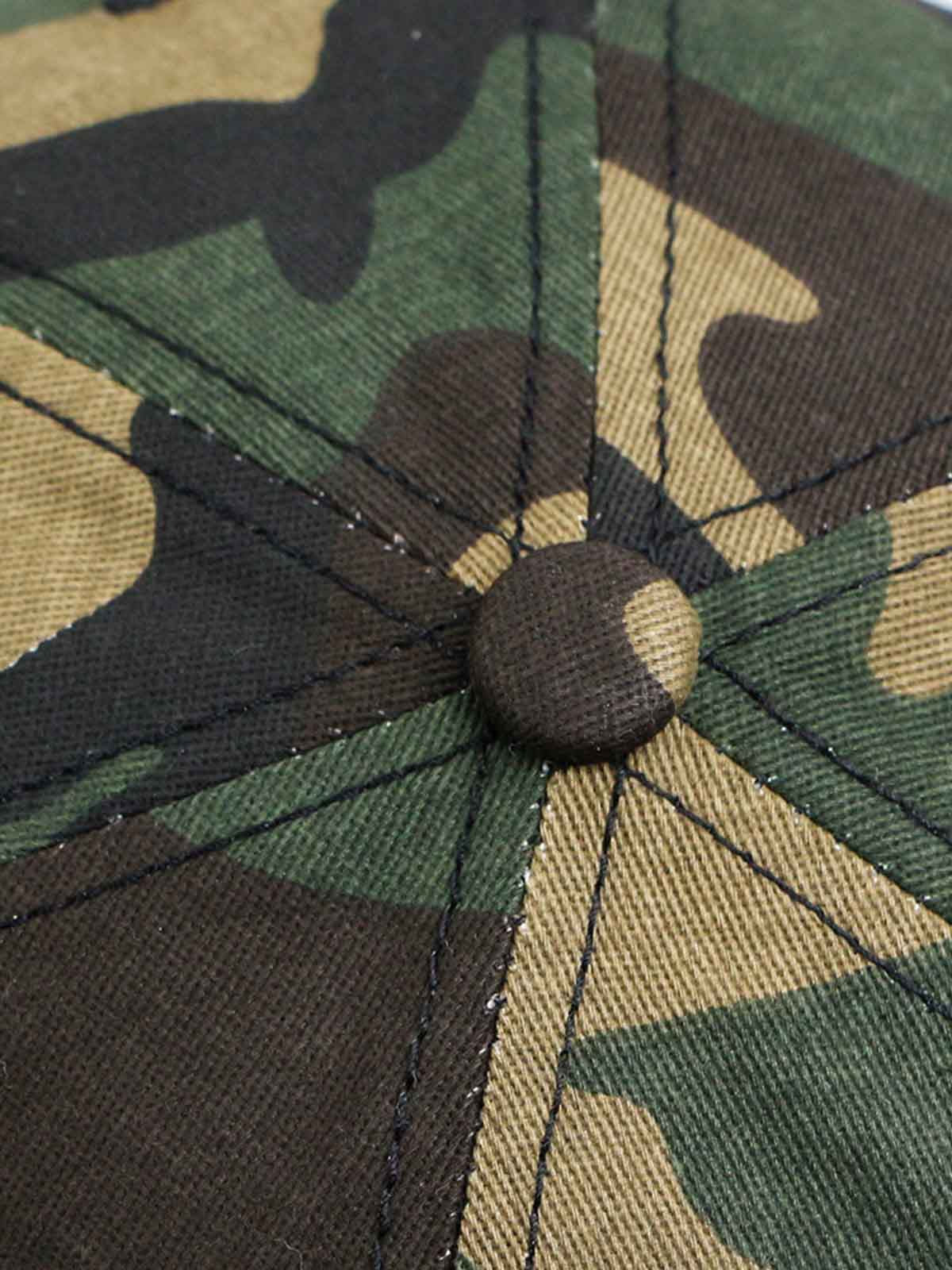 Classic Camo “God’s Favorite” Embroidery Curved Brim Baseball Cap - Image 12