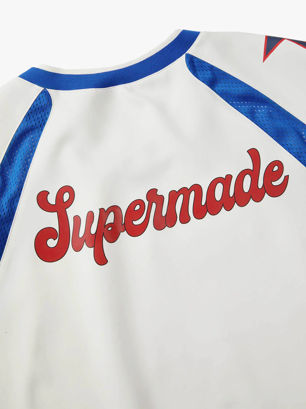 Colorblock Star Print Mesh Jersey Design Customization T-Shirt - Image 6