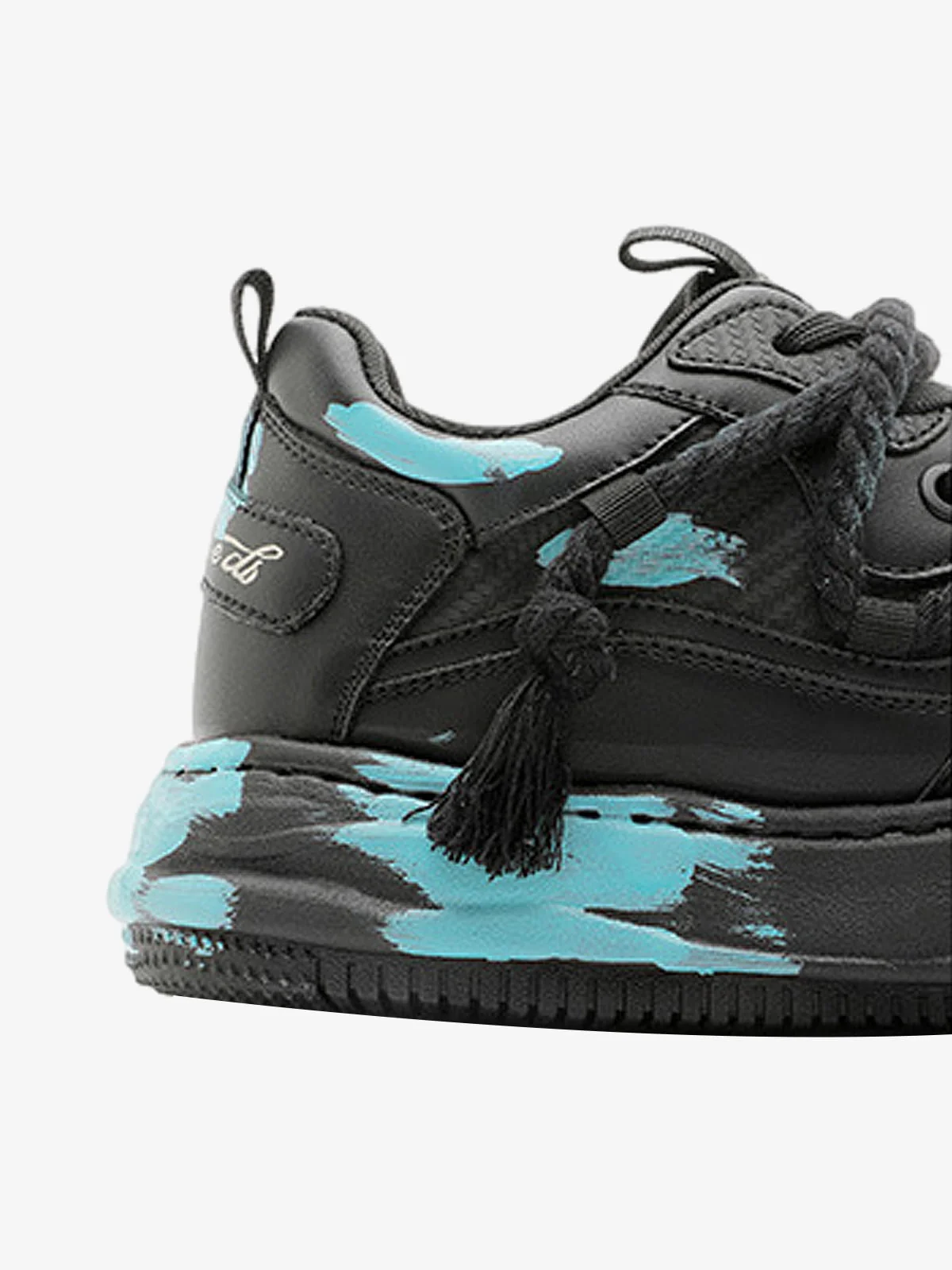 Colorful Graffiti Design Platform Sneakers - Image 7