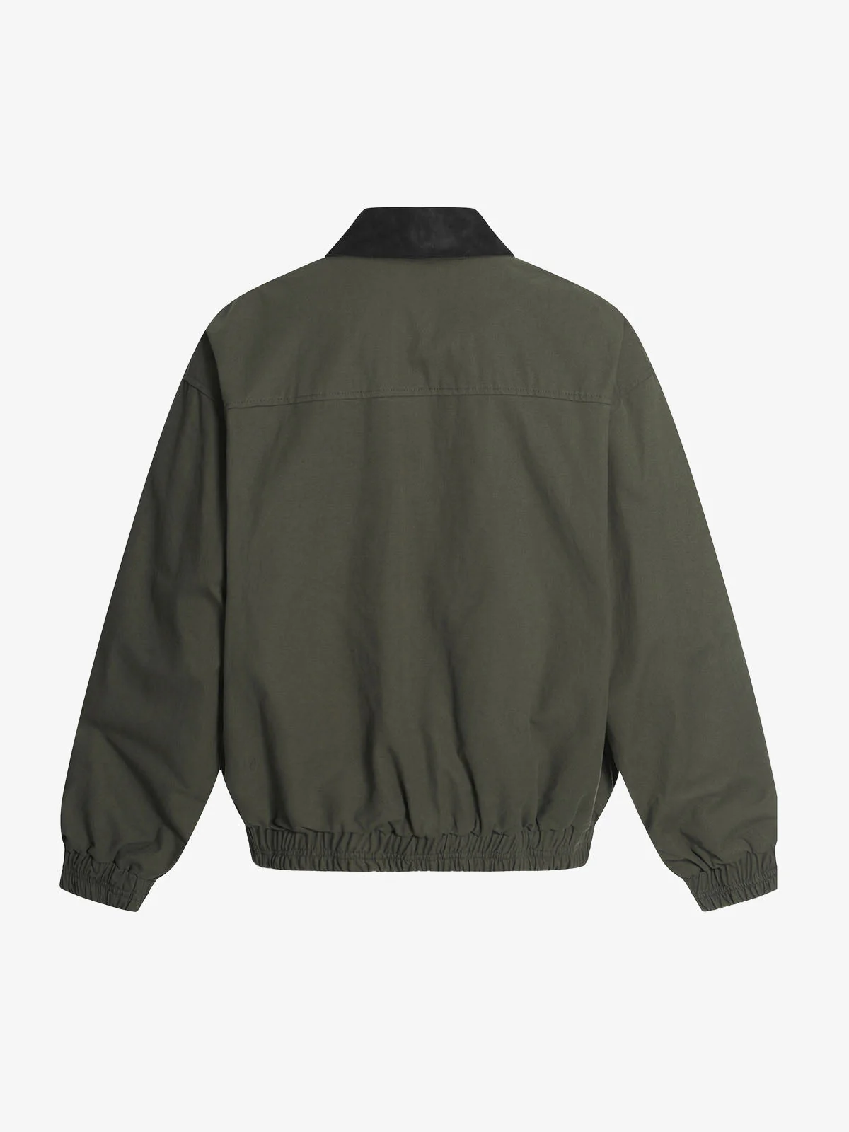 Contrast Collar Pocket Jacket - Image 4