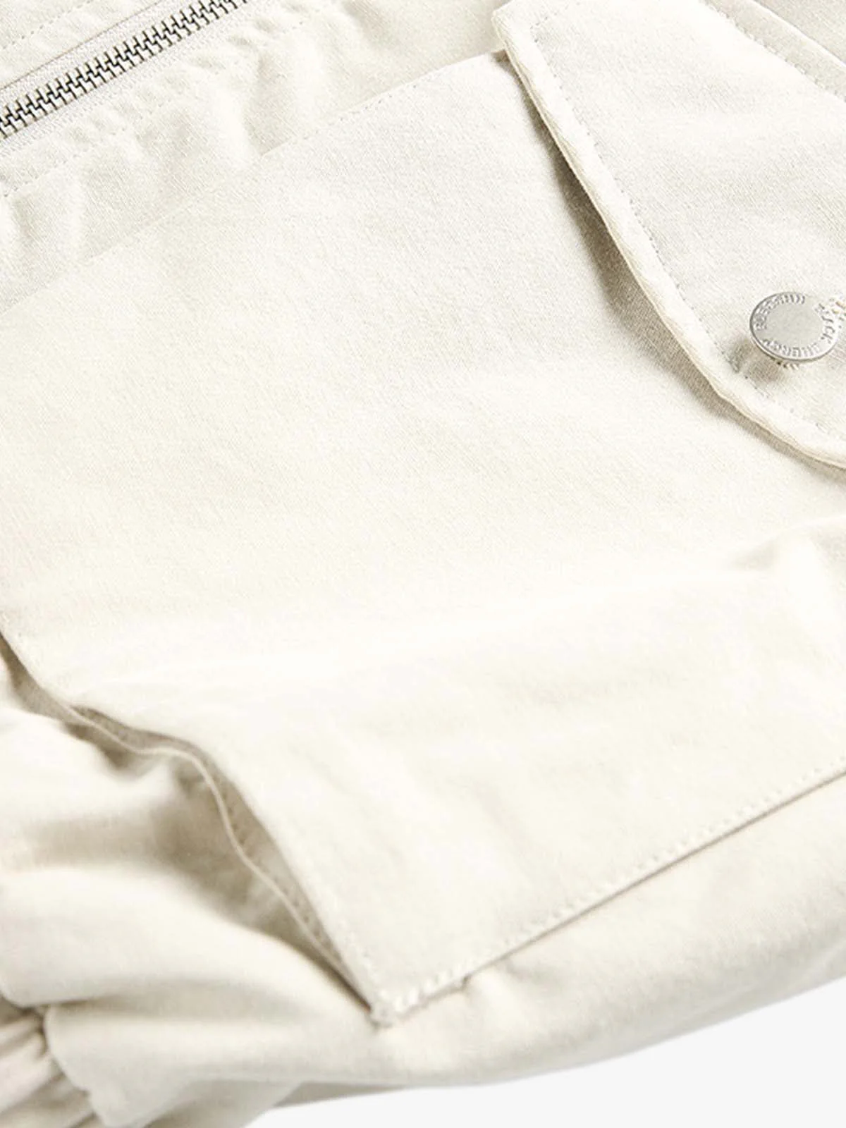 Contrast Collar Pocket Jacket - Image 5