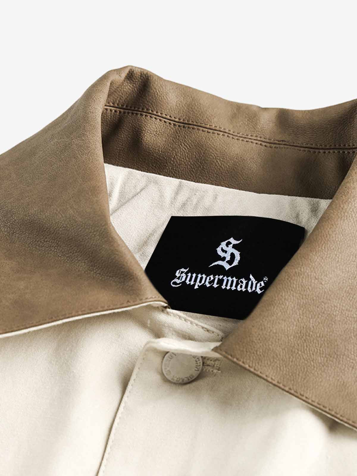 Contrast Collar Pocket Jacket - Image 6
