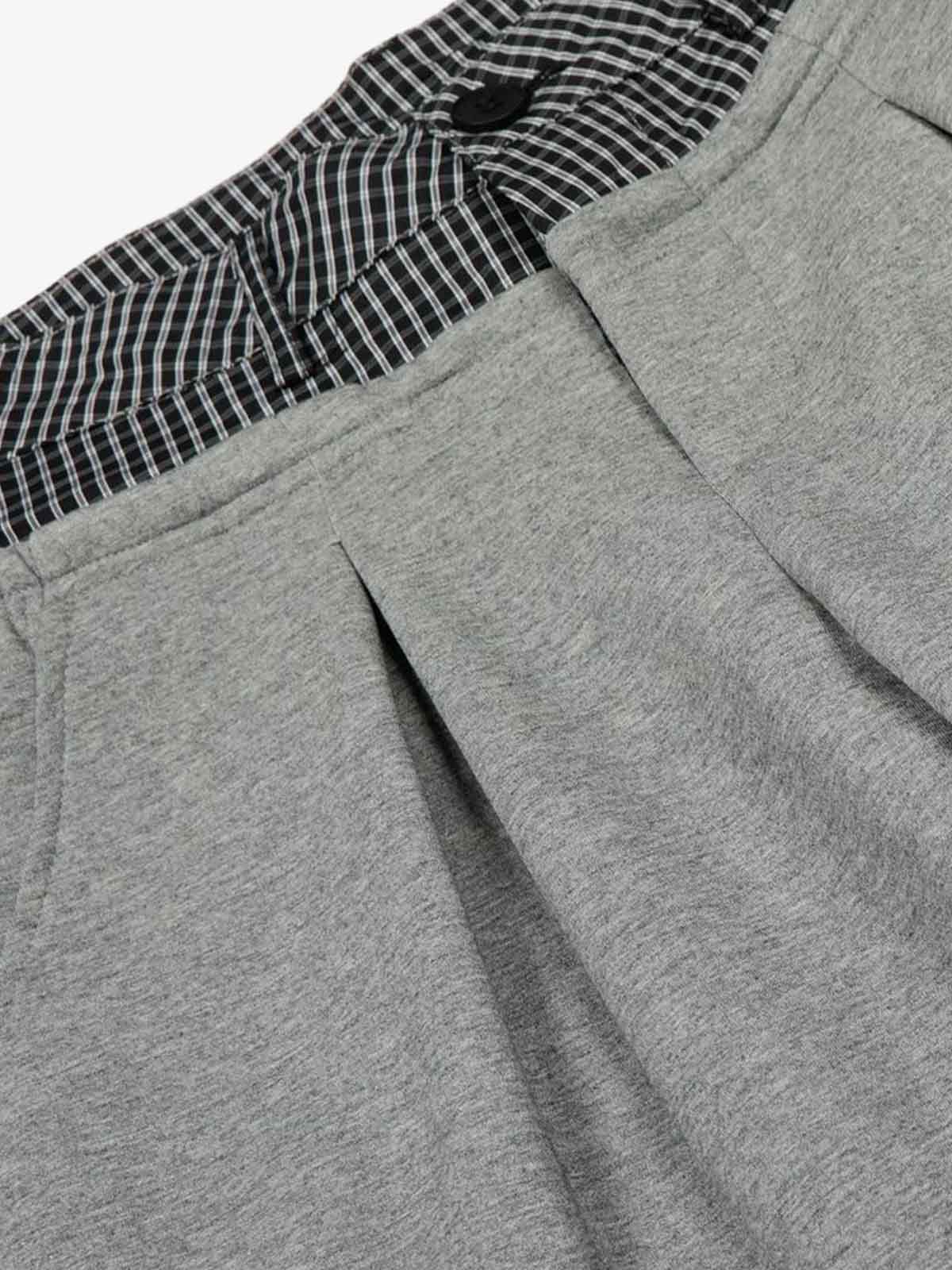 Contrast Waistband Pleated Wide Leg Pants - Image 5