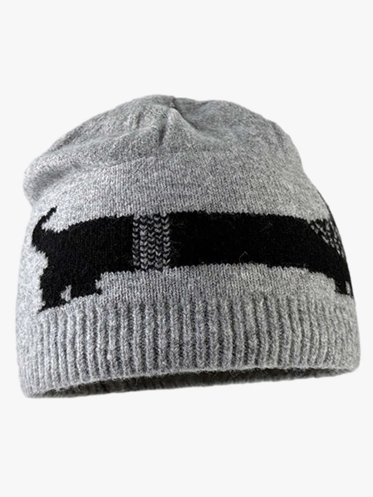 Dachshund Jacquard Knit Beanie - Image 2