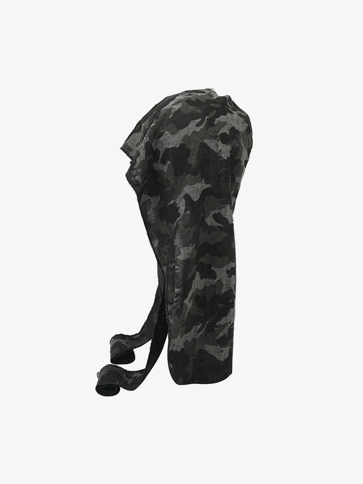 Dark Punk Camouflage Hooded Cape - Image 5