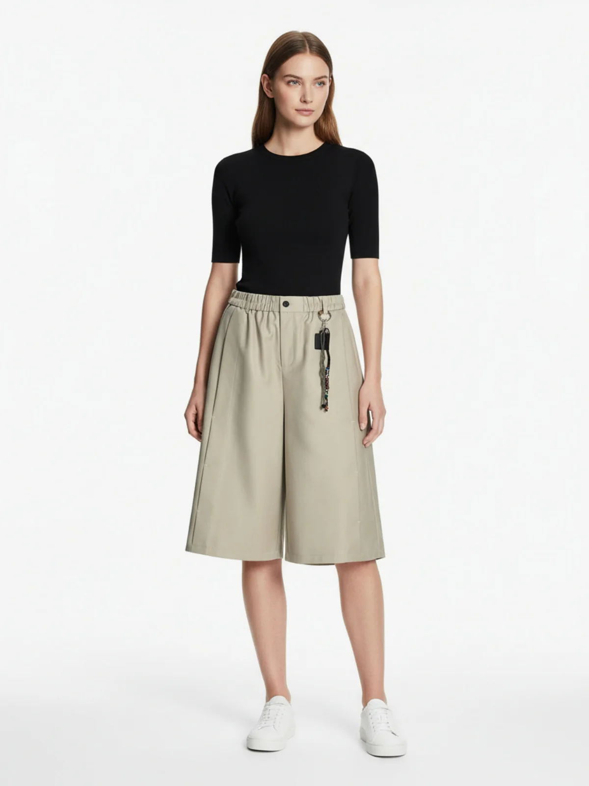 Deconstructed Drop-Effect Casual Jort - Image 3