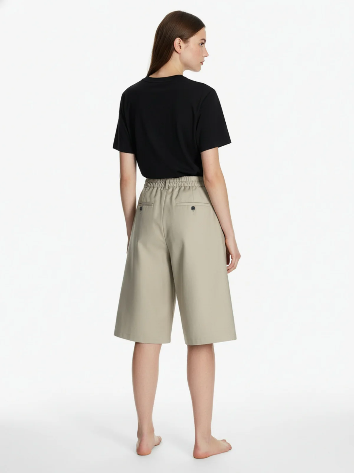 Deconstructed Drop-Effect Casual Jort - Image 4