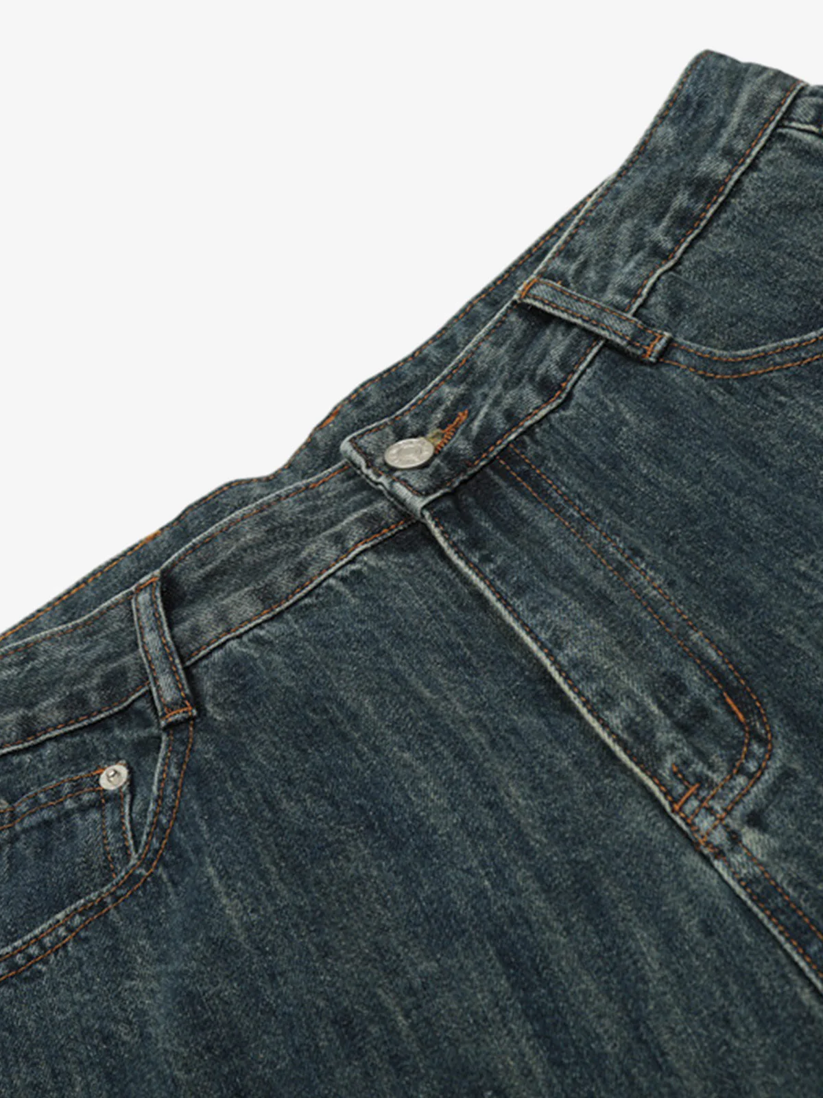 Deconstructed Multi-Pocket Cargo Denim Jorts - Image 4