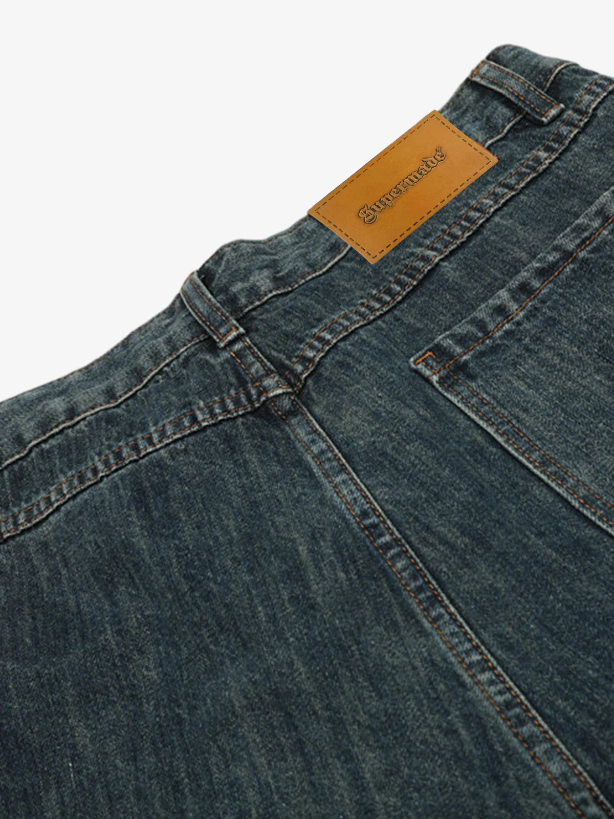 Deconstructed Multi-Pocket Cargo Denim Jorts - Image 5
