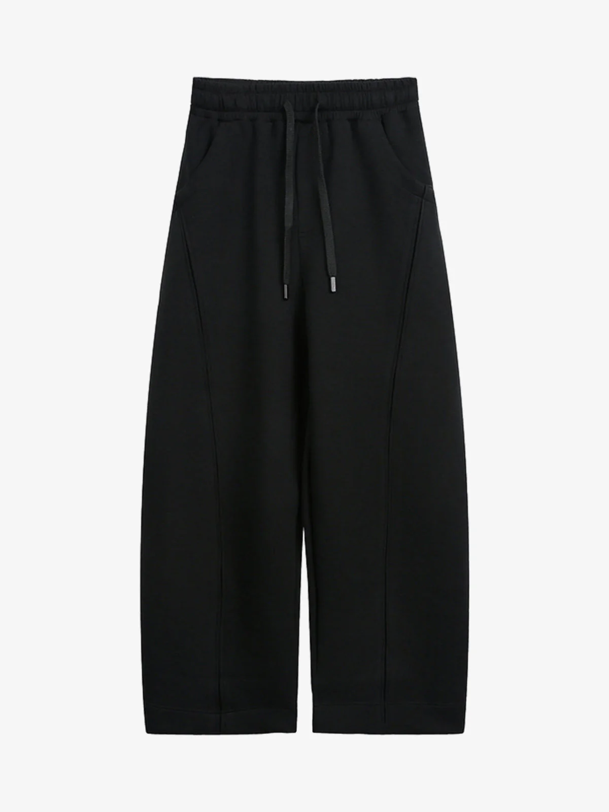 Deconstructed Split Drawstring Casual Sweatpants - Image 2