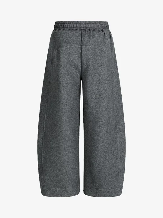 Deconstructed Split Drawstring Casual Sweatpants - Image 3