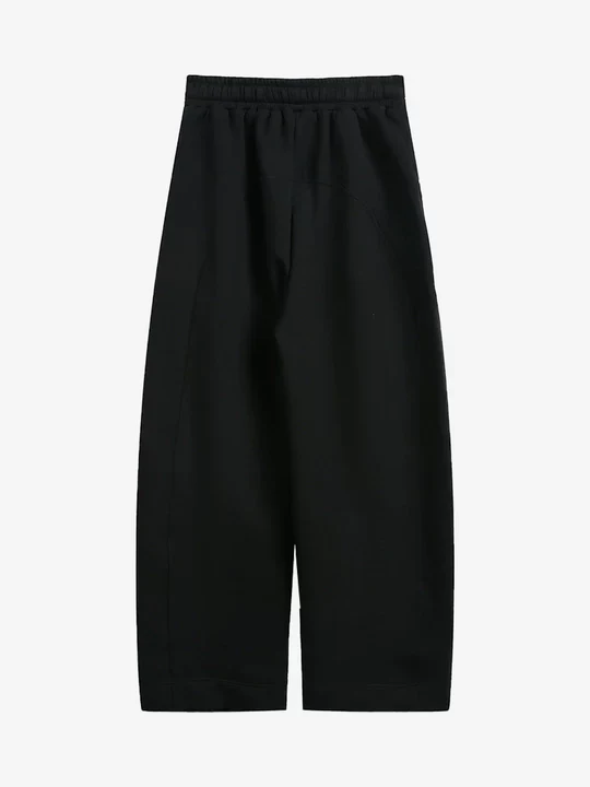 Deconstructed Split Drawstring Casual Sweatpants - Image 4