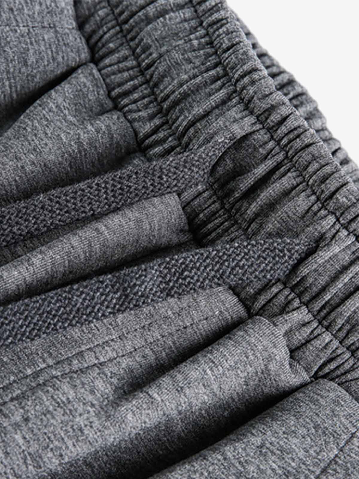 Deconstructed Split Drawstring Casual Sweatpants - Image 6