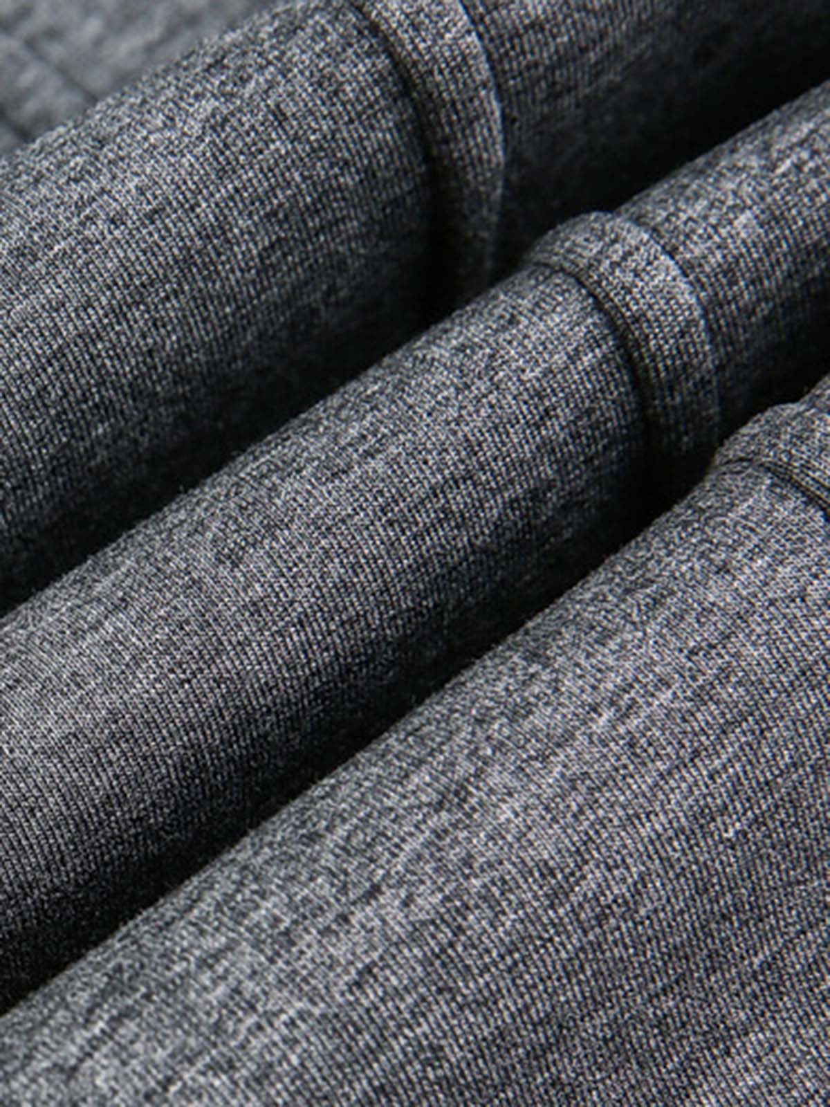 Deconstructed Split Drawstring Casual Sweatpants - Image 9