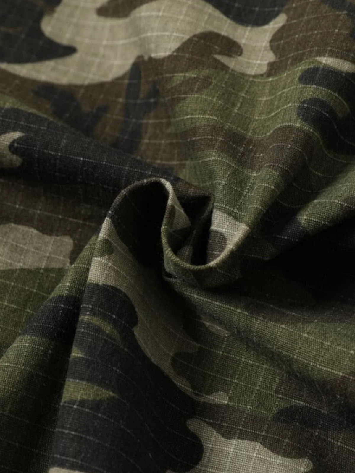 Detachable Fur Collar Forest Camo Padded Jacket - Image 13