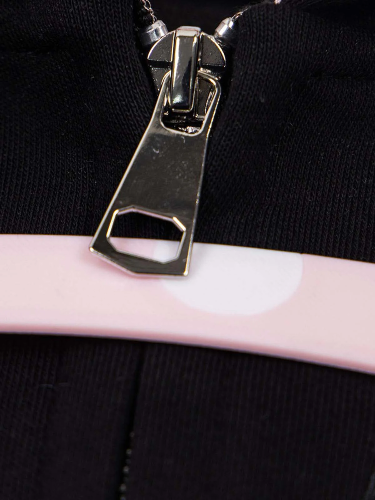 Detachable Hair Clip Decoration Zip Up Hoodie - Image 14
