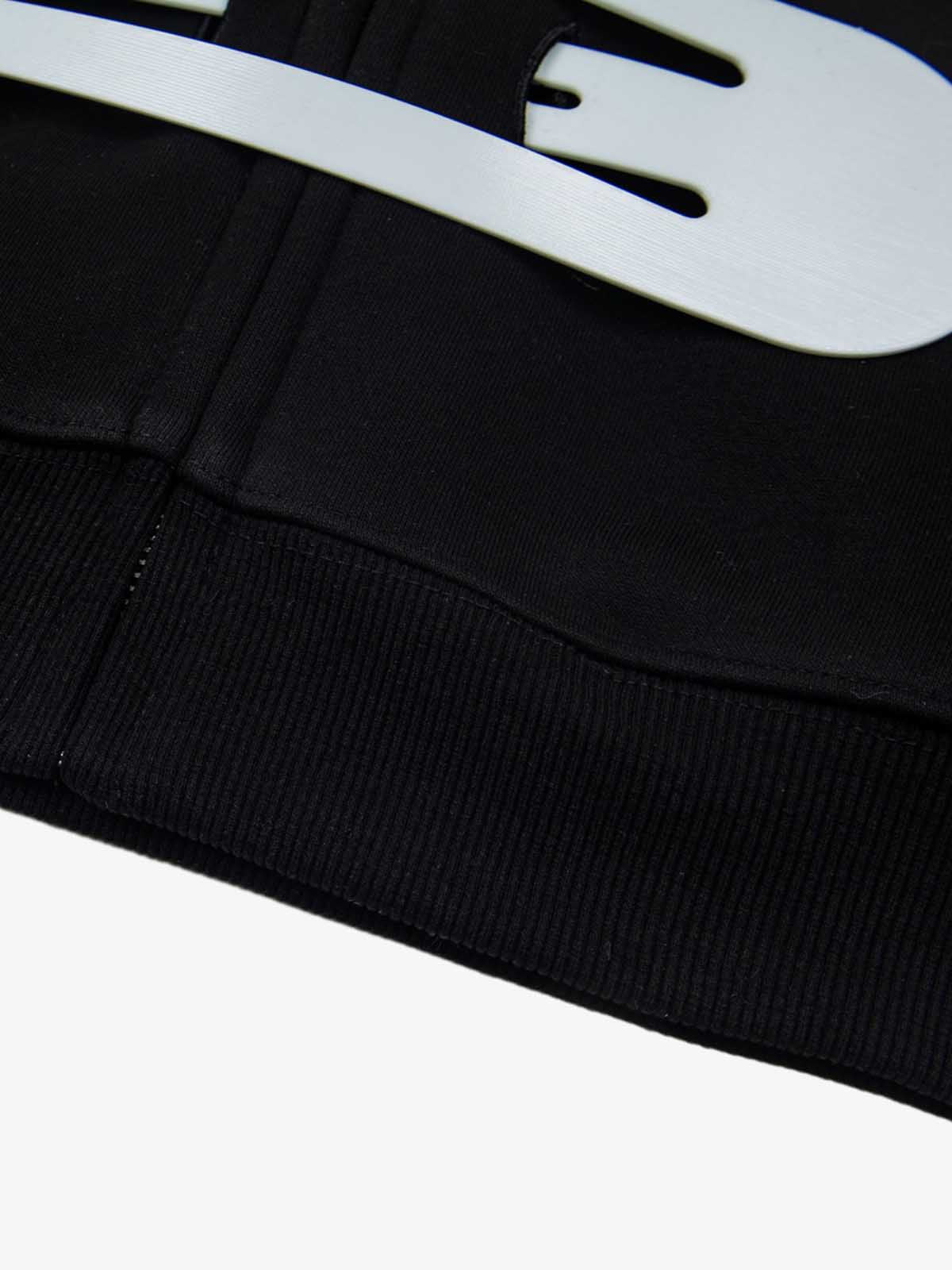 Detachable Hair Clip Decoration Zip Up Hoodie - Image 15