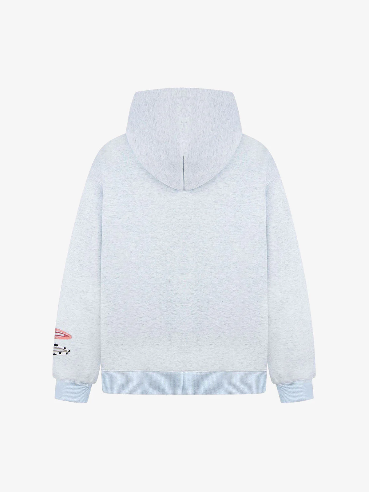 Detachable Hair Clip Decoration Zip Up Hoodie - Image 7